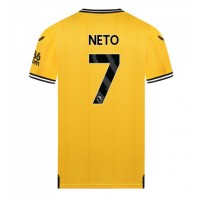 Pánský Fotbalový dres Wolves Pedro Neto #7 2023-24 Domácí Krátký Rukáv